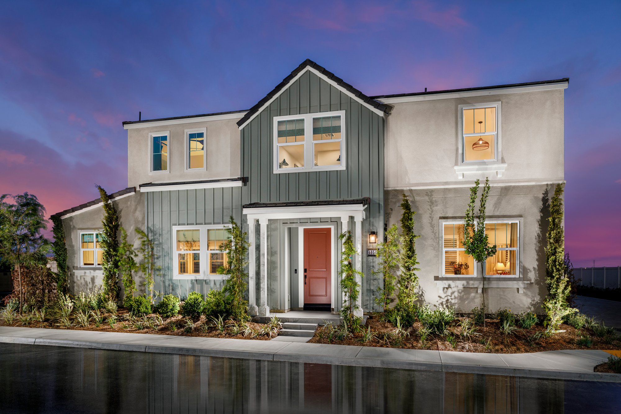 01_Dwell_Plan 2r_Front Elevation sky 1